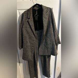 Torrid wool business casual 2 piece suit
